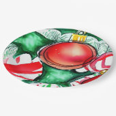 Weihnachten Pappteller (Schrägansicht)