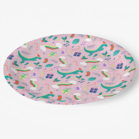 Weihnachten Pappteller (Schrägansicht)