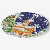 Weihnachten Pappteller (Schrägansicht)