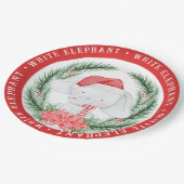 Weihnachten Pappteller (Schrägansicht)