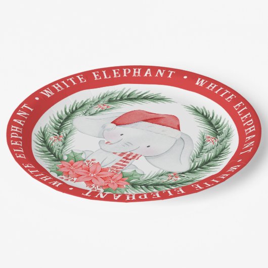 Weihnachten Pappteller (Schrägansicht)