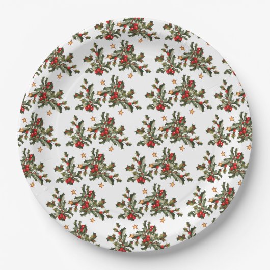 Weihnachten Pappteller (Vorderseite)
