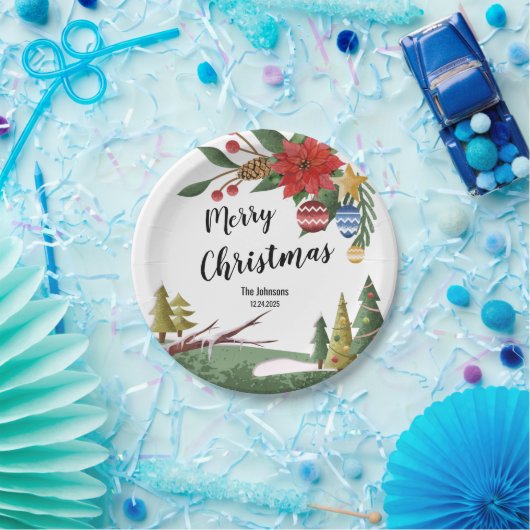 Weihnachten Pappteller (Party)