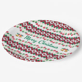 Weihnachten Pappteller (Schrägansicht)