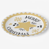 Weihnachten Pappteller (Schrägansicht)