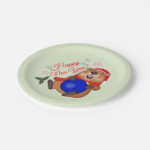 Weihnachten pappteller (Schrägansicht)