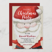 Weihnachten-Party Einladung (Vorne/Hinten)