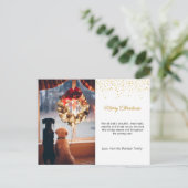 Weihnachten Party Einladung, Weihnachten Einladung (Stehend Vorderseite)