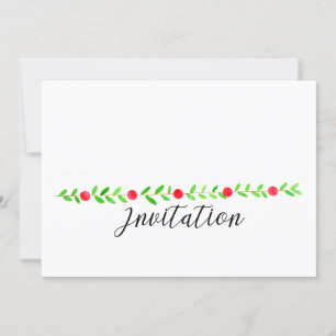 Weihnachten-Party Einladung, Weihnachten Einladung