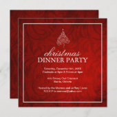 Weihnachten-Party Einladungen (Vorne/Hinten)