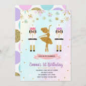 Weihnachten Party Geburtstagseinladung Einladung (Vorne/Hinten)