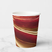 Weihnachten Party-Neujahr Party- Rot und Gold- Pappbecher (Rückseite)