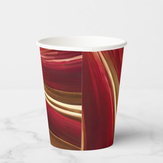 Weihnachten Party-Neujahr Party- Rot und Gold- Pappbecher (Rechts)