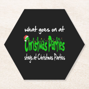 Weihnachten-Party Untersetzer