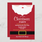 Weihnachten Party Xmas Einladung (Vorne/Hinten)