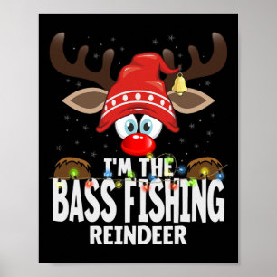 Weihnachten passend ich bin das B Angel-Rentier Poster