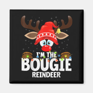 Weihnachten passend Ich bin das Bougie-Rentier Magnet