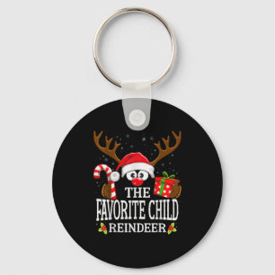 Weihnachten passend zum Lieblingskind-Rentier Fam Schlüsselanhänger