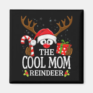 Weihnachten passend zur coolen Mutter Rentier Fami Magnet