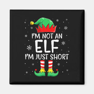 Weihnachten passt Familie bin ich kein Elf Ich bin Magnet