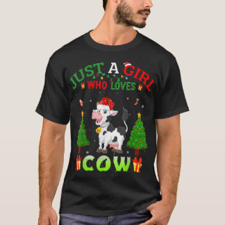 Weihnachten passt in Weihnachten - ein Mädchen, da T-Shirt