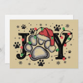 Weihnachten Paw Joy Geschenk Ideen Hunde Mama Funn (Vorne/Hinten)
