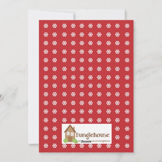 Weihnachten PEACE 2-seitige Scripture Verse Card (Rückseite)