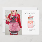 Weihnachten Peppermint Candy Cane Milkshake (Vorderseite)