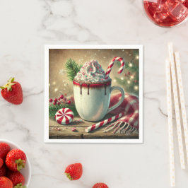Weihnachten Peppermint Mocha Tasse Entdeckungsreis Serviette