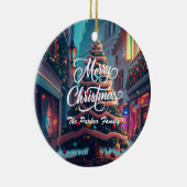 Weihnachten personalisieren keramik ornament (Rechts)