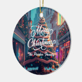 Weihnachten personalisieren keramik ornament (Links)