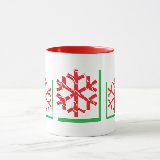 Weihnachten personalisieren Sie die Tasse für Ihre (Zentrum)