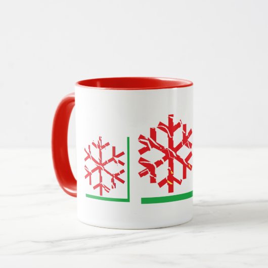Weihnachten personalisieren Sie die Tasse für Ihre (Vorderseite Links)