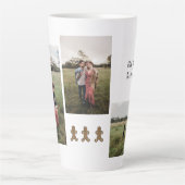 Weihnachten Personalisiert 3 Foto Kaffee Tasse (Vorderseite)