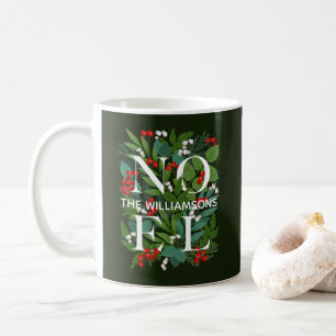 WEIHNACHTEN Personalisiert Familienname Weihnachte Kaffeetasse