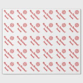 Weihnachten | Personalisiert mit Name Geschenkpapier (Flach)