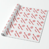 Weihnachten | Personalisiert mit Name Geschenkpapier (Ungerollt)