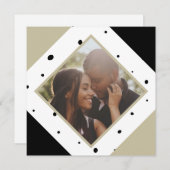 Weihnachten Personalisiert Modernes Foto (Vorne/Hinten)