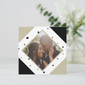 Weihnachten Personalisiert Modernes Foto (Stehend Vorderseite)