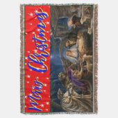 Weihnachten, personalisiert, Wirbel, Fleece & Sher Decke (Vorderseite Vertikal)