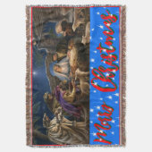 Weihnachten, personalisiert, Wirbel, Fleece & Sher Decke (Vorderseite Vertikal)