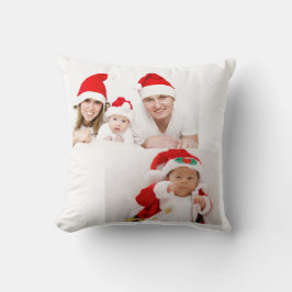 Weihnachten Personalisierte Familienfoto Collage S Kissen
