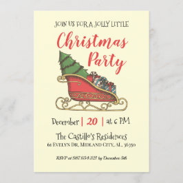 Weihnachten Personalisierte Party Einladung