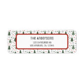 Weihnachten Personalisierte Rücksendeadresse (Vorne)