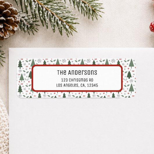 Weihnachten Personalisierte Rücksendeadresse