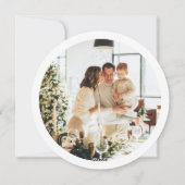 Weihnachten Personalisierter Fotovorlagenurlaub (Rückseite)