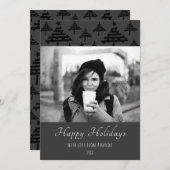 Weihnachten Personalisierter Urlaub Fotokarte (Vorne/Hinten)