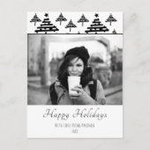 Weihnachten Personalisierter Urlaub Fotokarte (Vorderseite)