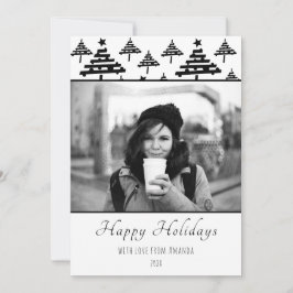 Weihnachten Personalisierter Urlaub Fotokarte