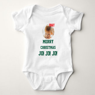 Weihnachten personalisiertes Baby Jersey Bodysuit Strampler